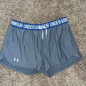 Grey Under Armor running shorts!